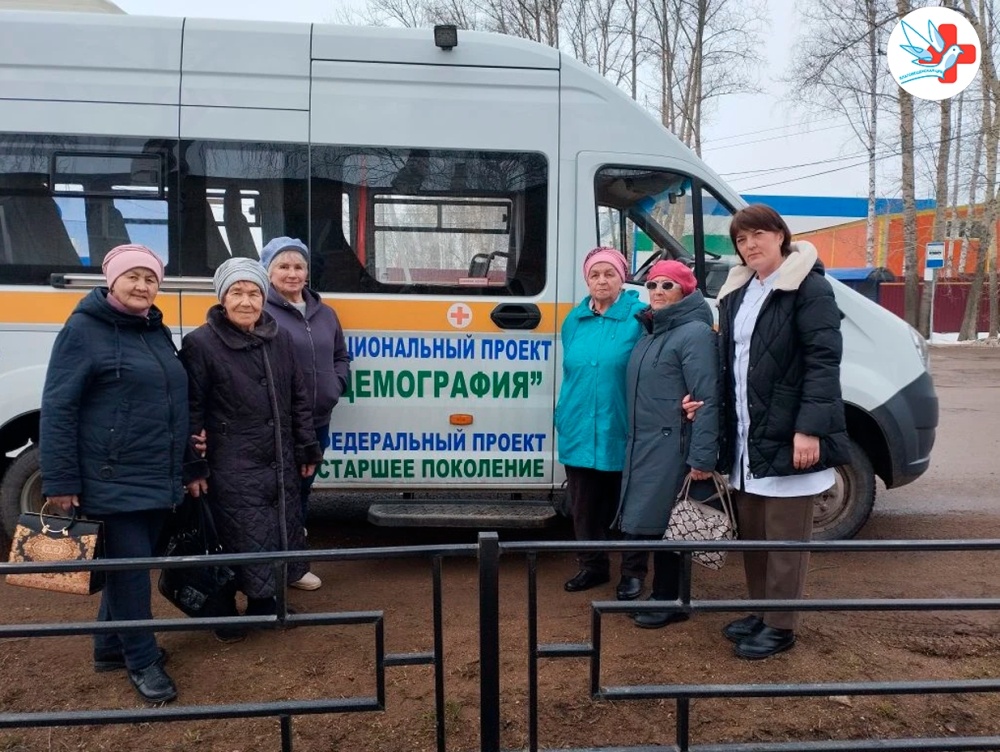 Сегодня наша больница принимала жителей села Тугай в возрасте старше 65 лет