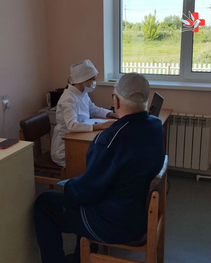 Участковый терапевт Ляйсан Ирековна Хабирова провела выездной приём в селе Тугай