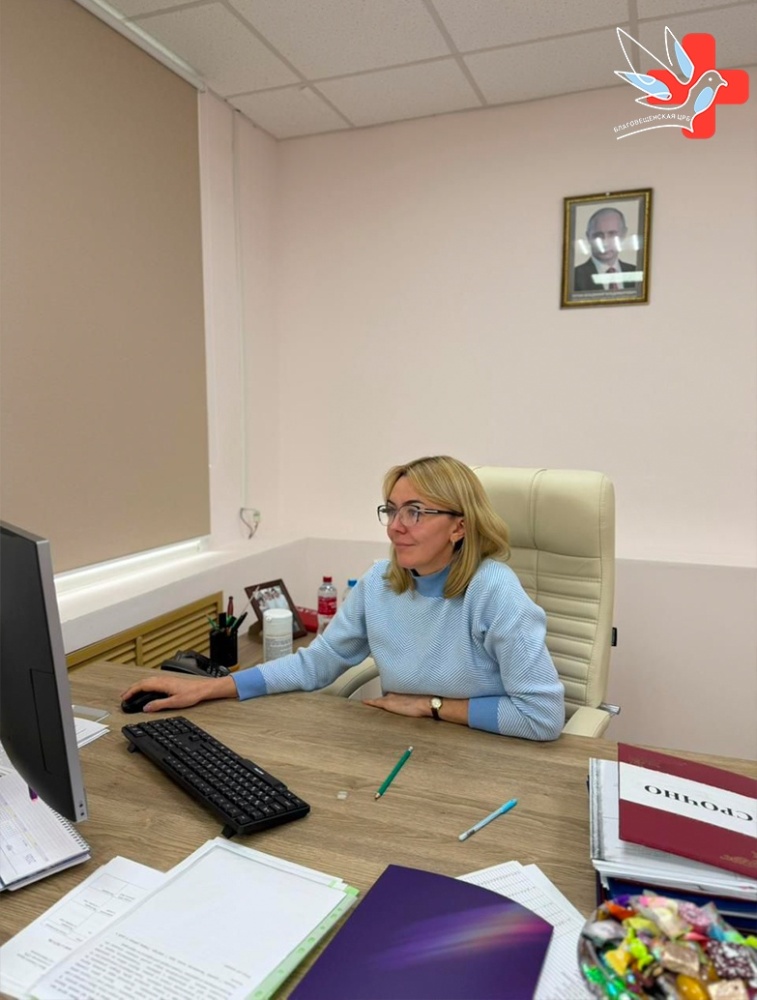 27 октября главный врач Благовещенской ЦРБ Анна Гайнетдинова провела прямой эфир для жителей Благовещенского района