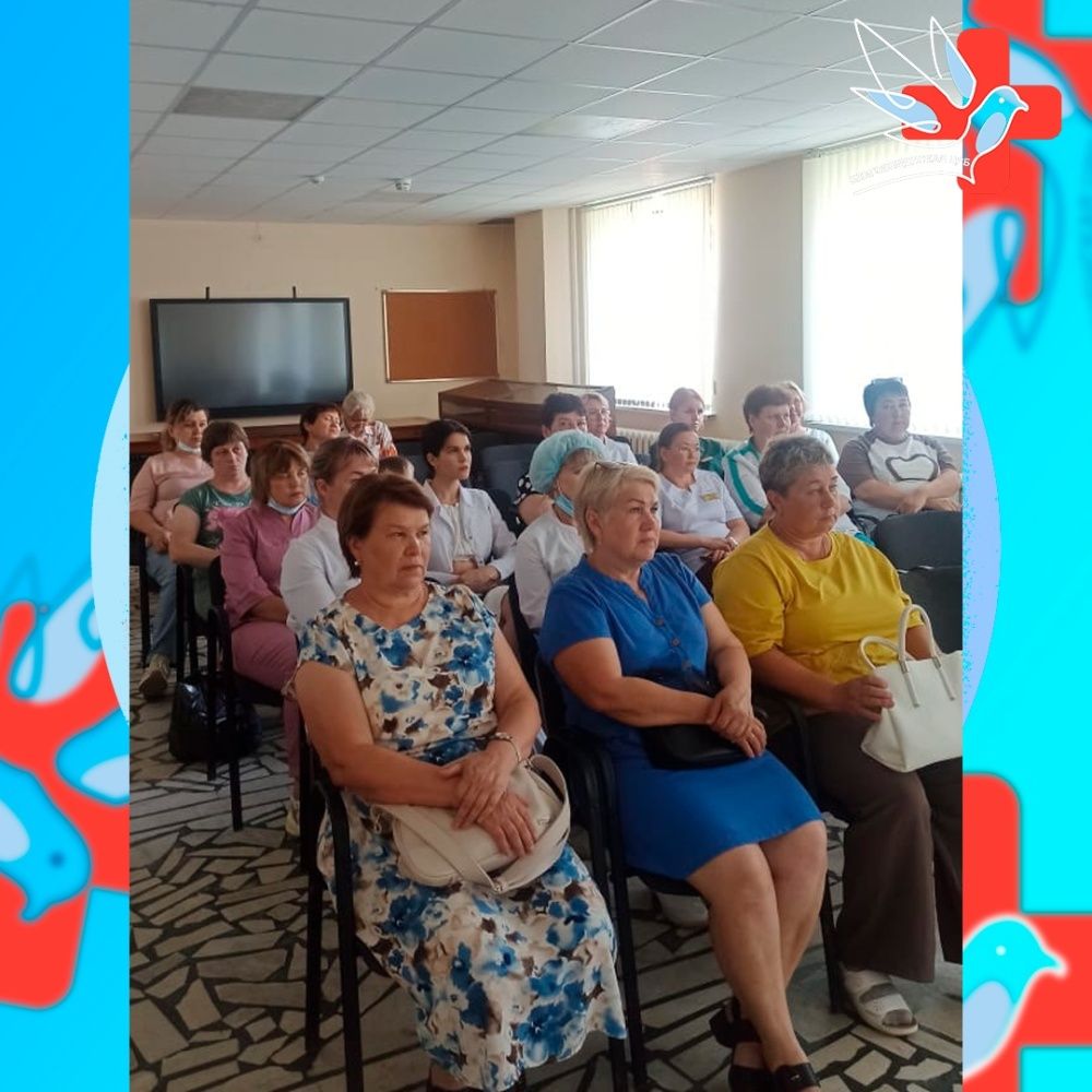 11 июля в нашей больнице состоялось плановое обучение для среднего медицинского персонала