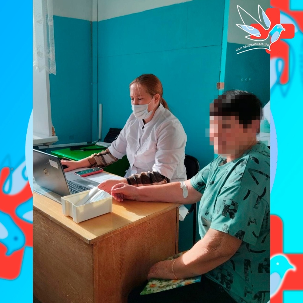 2 октября наш мобильный ФАП посетил жителей села Богородское