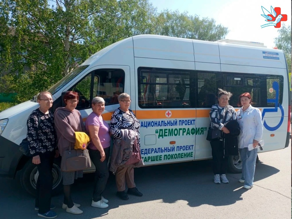 Сегодня наша больница принимала жителей села Николаевка в возрасте старше 65 лет